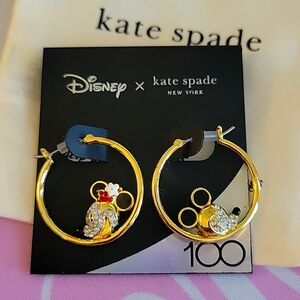 NWT Disney x Kate Spade 100 anniversary earrings